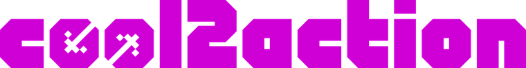Cool2Action logotype, magenta version