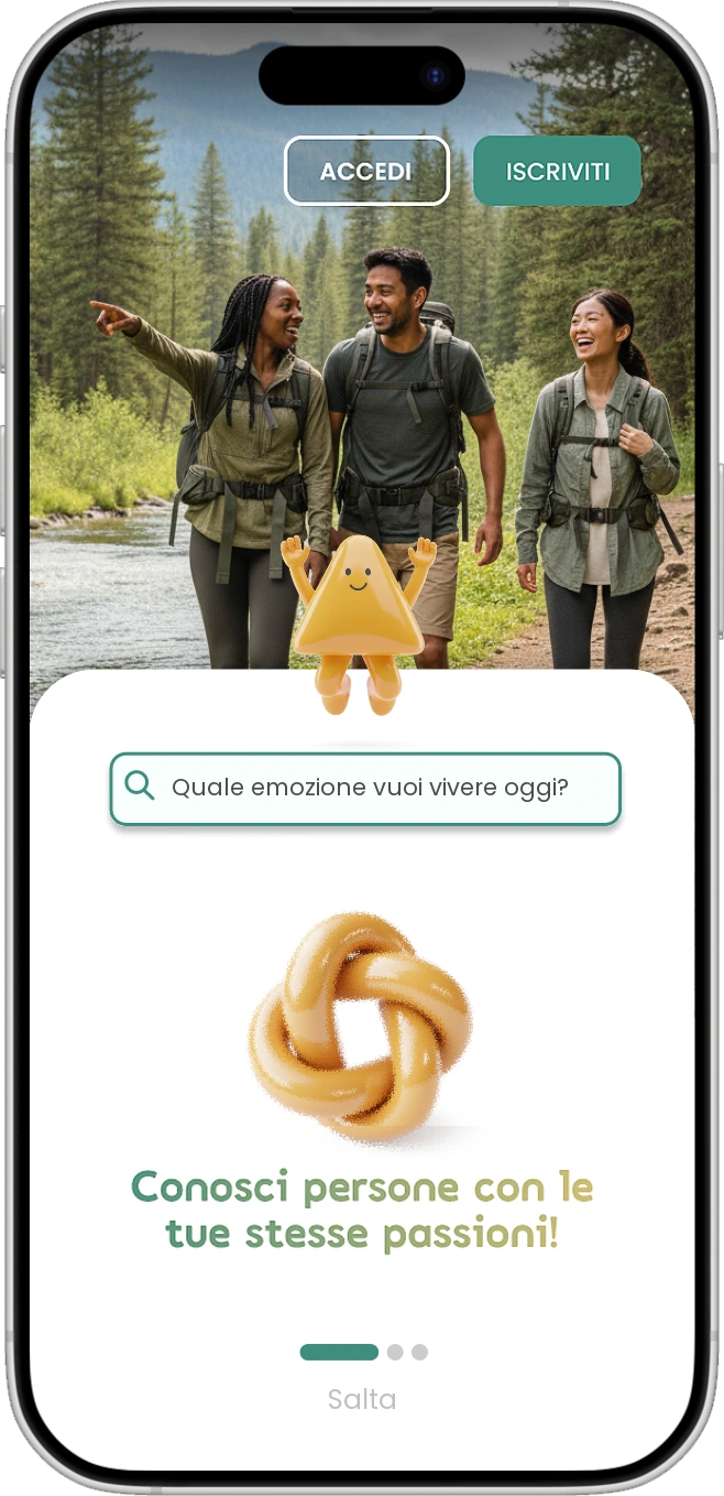 Vibly onboarding: meet people who share your passions
